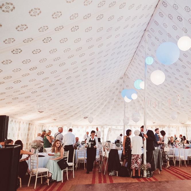 Pastel Wedding at Wise Wedding Venue, Kent with Lace Wedding Dress