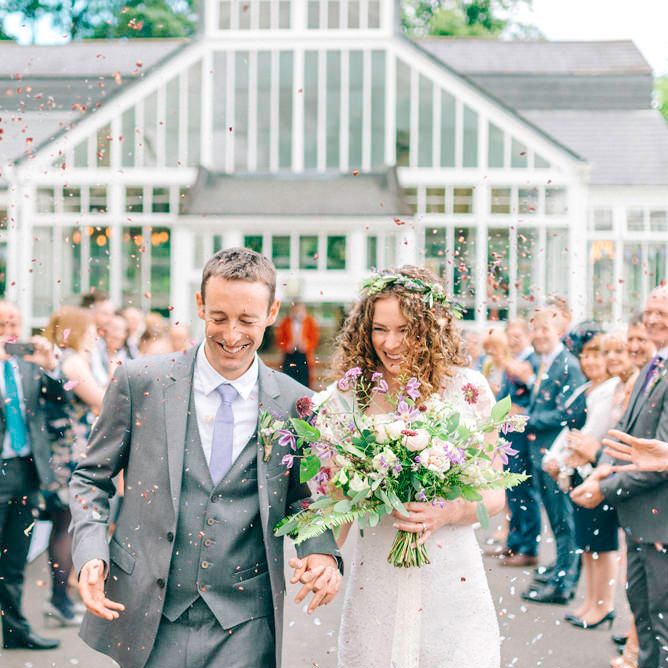 Phase Eight Wedding Dress For A Wedding At Hexham Winter Gardens