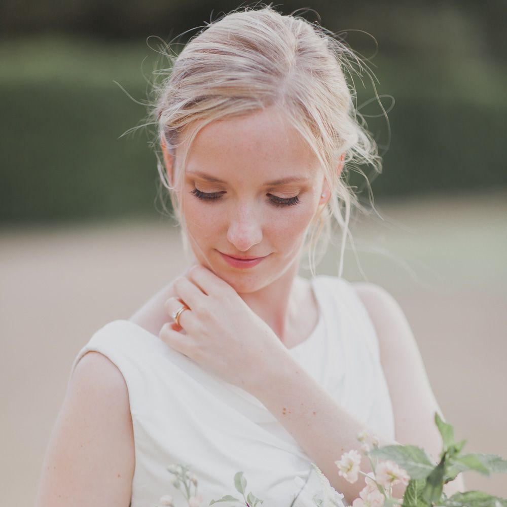 Outdoor Peach Wedding at Courteenhall Estate Northants, Planned by Your