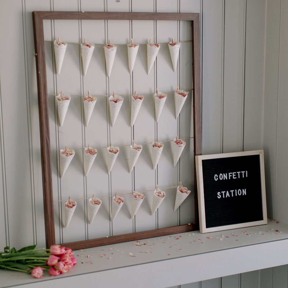 Confetti Cone Station Make Your Own For Under £25