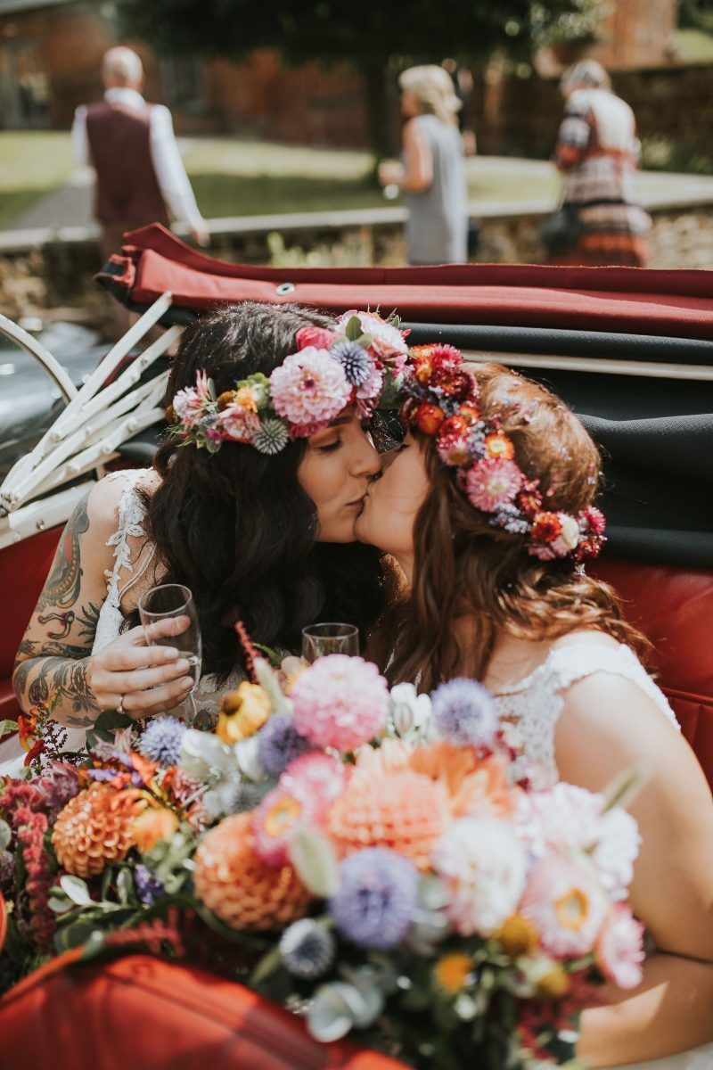 Gorgeous Flower Crown and Matching Bouquet