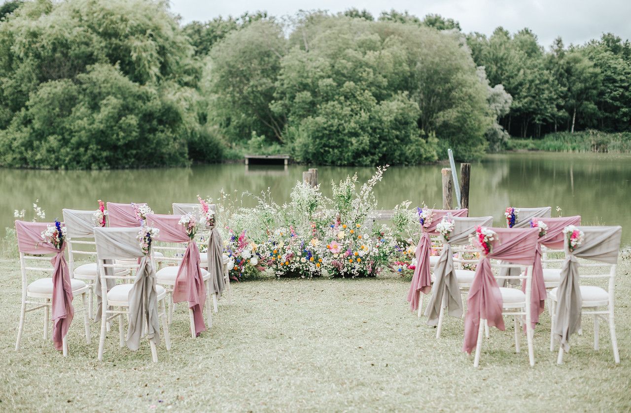 Wedding Ideas For Summer with Wildflowers & Boho Bridal Gown