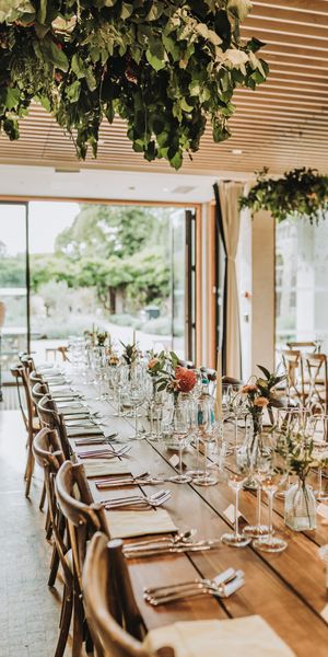 The Soane's Garden Room is a beautiful and versatile space for intimate ceremonies, seated dinners and after dinner dancing. 