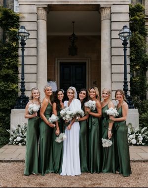 Olive Green Bridesmaids dresses