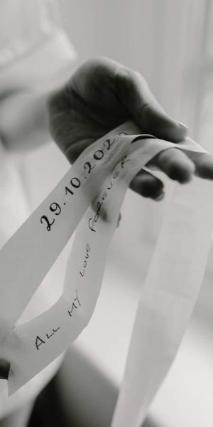 Memory/calligraphy ribbons by LK Designs