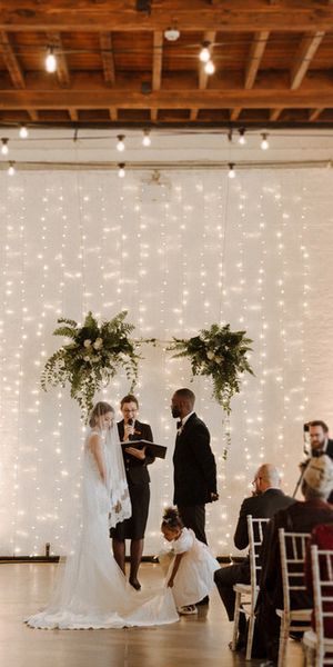 Green & White Luxe, Modern Minimalist City Wedding by The Curries | Bride In Dress By Pronovias | Venue Trinity Buoy Wharf