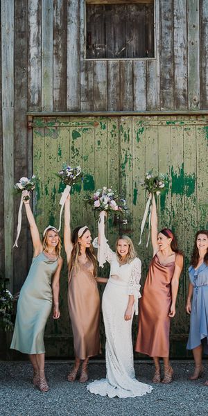 Different Coloured Bridesmaid Dresses
