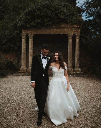 Classic and traditional Brympton House wedding.