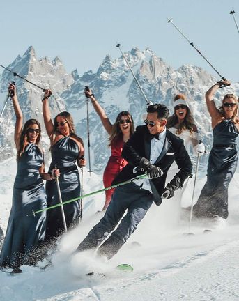 ski wedding