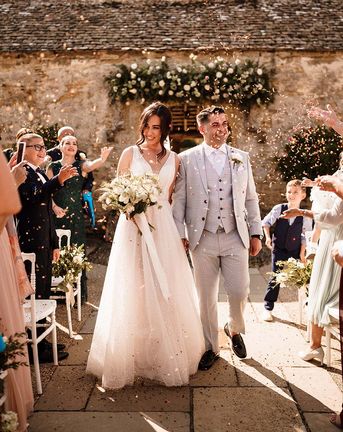 Breaking bread & kicking the bucket Bulgarian wedding traditions at Caswell House Cotswolds venue by Stephen Walker Photography