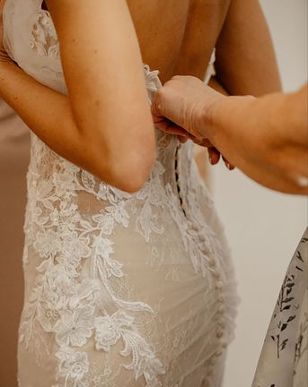 lace wedding dress Megan Donati Photography