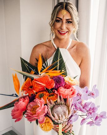 Tropical Wedding Bouquet
