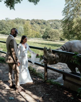 Port Lympne wildlife park wedding 