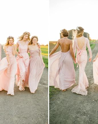 Ethereal Bridesmaids Dresses From TH&TH