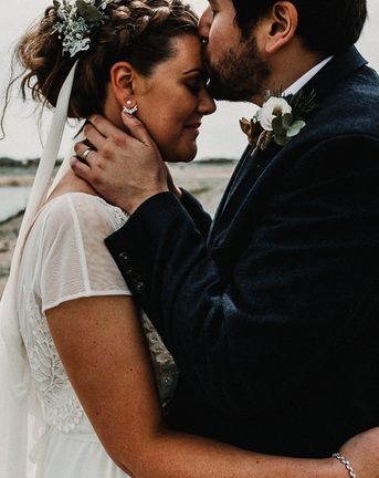 Snowdonia National Park Boho Wedding | Carla Blain Photography | Exclusive Hire of Plas Gwynfryn | Up Marquees | AlexVeil Bridal Gown