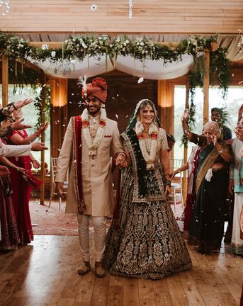 Civil Wedding Ceremony and Hindu Traditions at Elmore Court