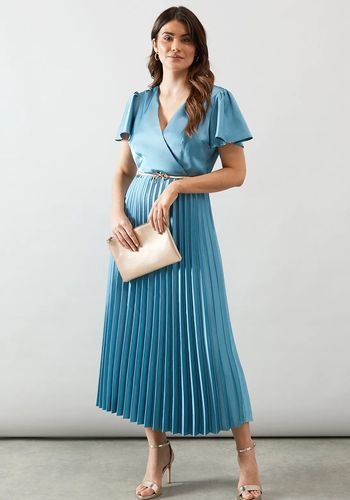 Petite Lace Sweetheart Neck Midaxi Mother Of The Bride Outfits Dress main image 1