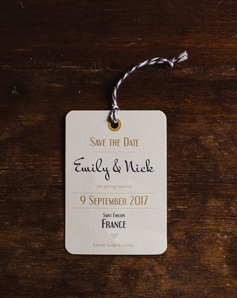 When to send save the dates: Save the date etiquette