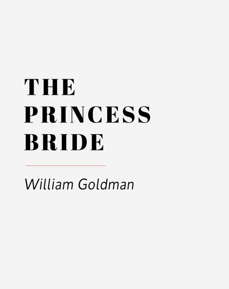 The Princess Bride wedding reading.