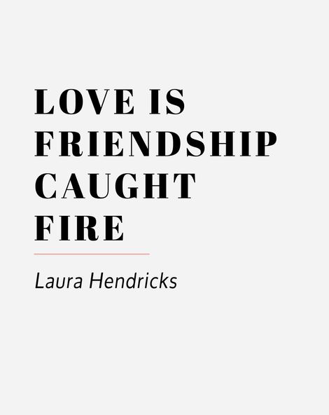 love is friendship caught fire laura hendricks