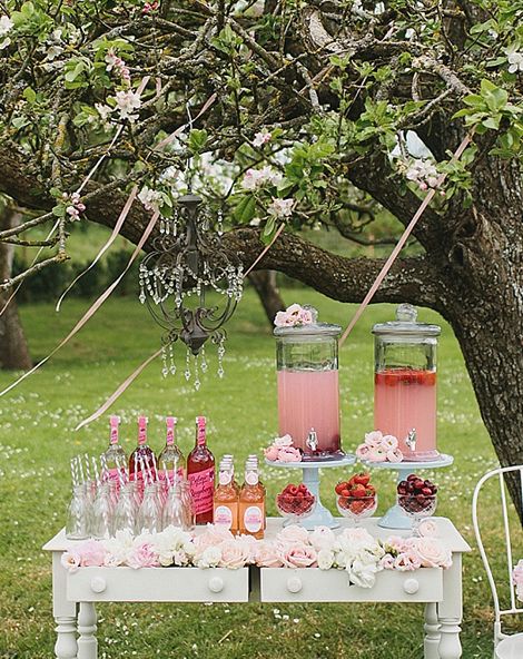 Pink Floral Soda Bar DIY For Your Wedding Day