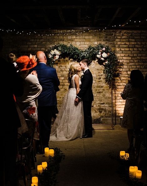 The Electricians Shed, Trinity Buoy Wharf Wedding Planned by Utterly Wow | Ted Baker Wedding Dress | Rustic Wedding Decor | Claudia Rose Photography