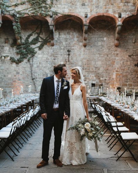 Dreamy Italian Destination Wedding At A Tuscan Castle