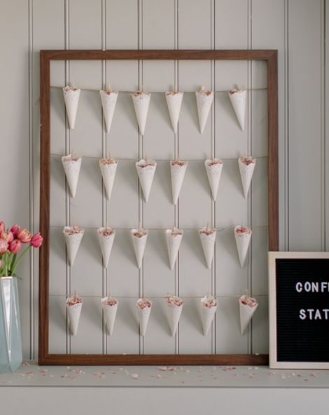 How to create a confetti cone station for under £25