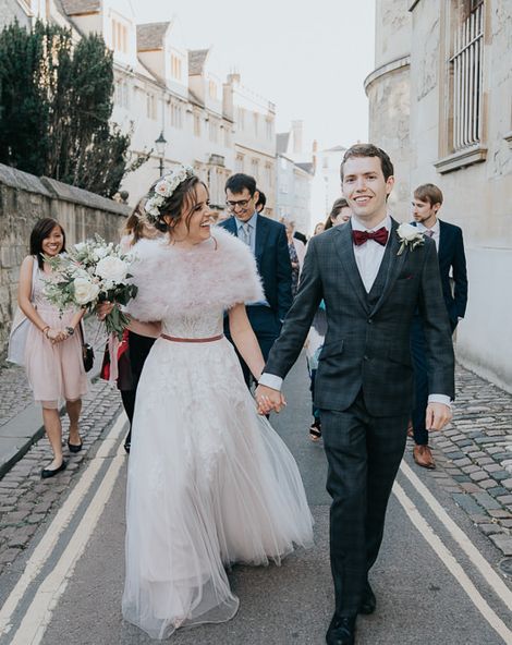 Intimate Oxford Wedding at Bodleian Library with First Look