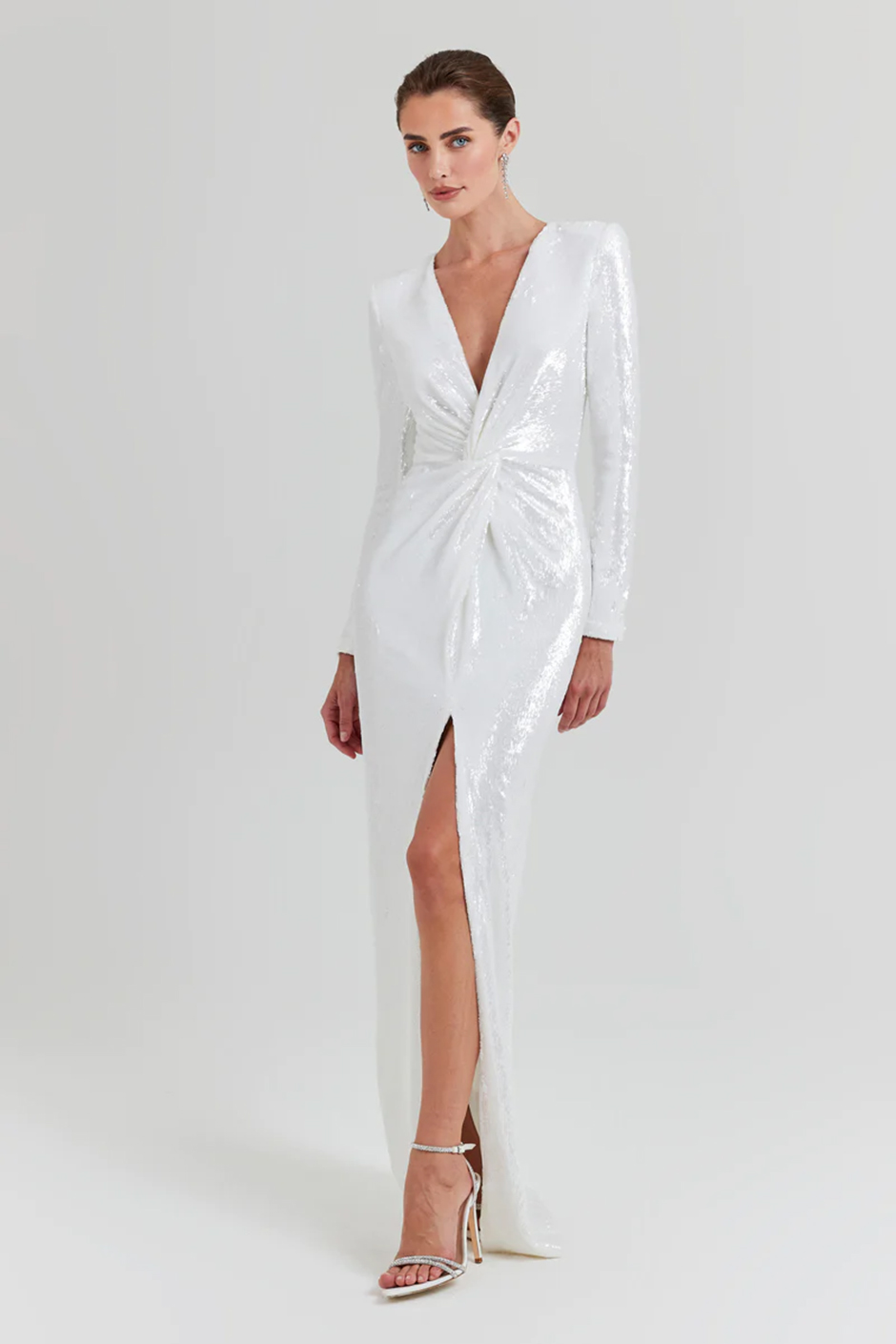 Long-sleeve-white-sequin-maxi-dress- Nadine Merabi.jpg