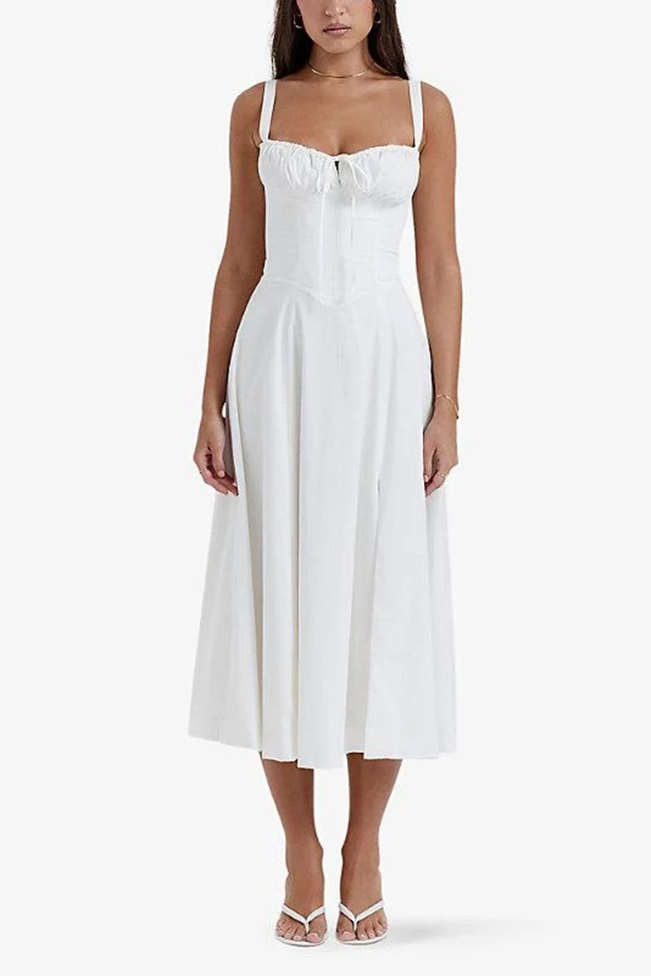 house-of-cb-WHITE-Carmen-Gathered-cup-Stretch-Cotton-blend-Midi-Dress.jpg