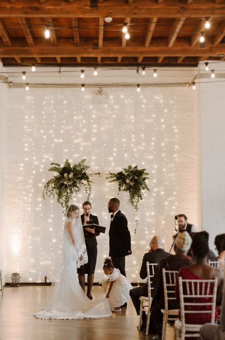Green & White Luxe, Modern Minimalist City Wedding by The Curries | Bride In Dress By Pronovias | Venue Trinity Buoy Wharf