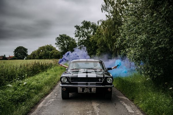 Mustang Wedding Car