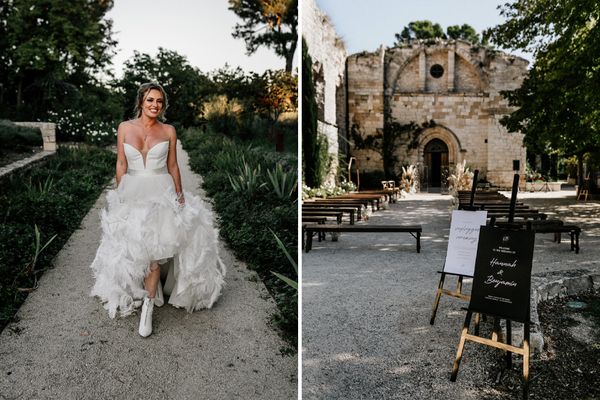 Feather Wedding Dress