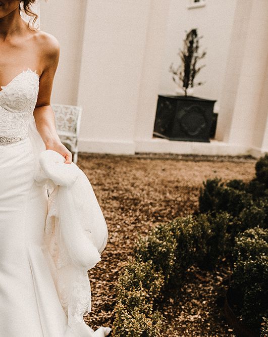 Hourglass Essence of Australia Wedding Dress for a Sophisticated Wedding at Combermere Abbey, Cheshire