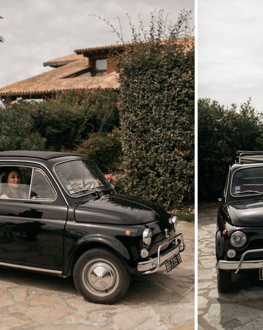 Fiat 500 Wedding Car