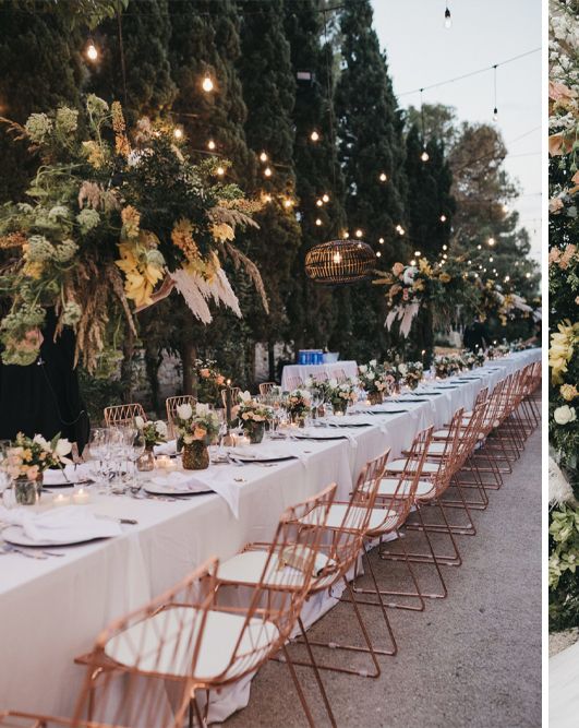 Outdoor Wedding Reception