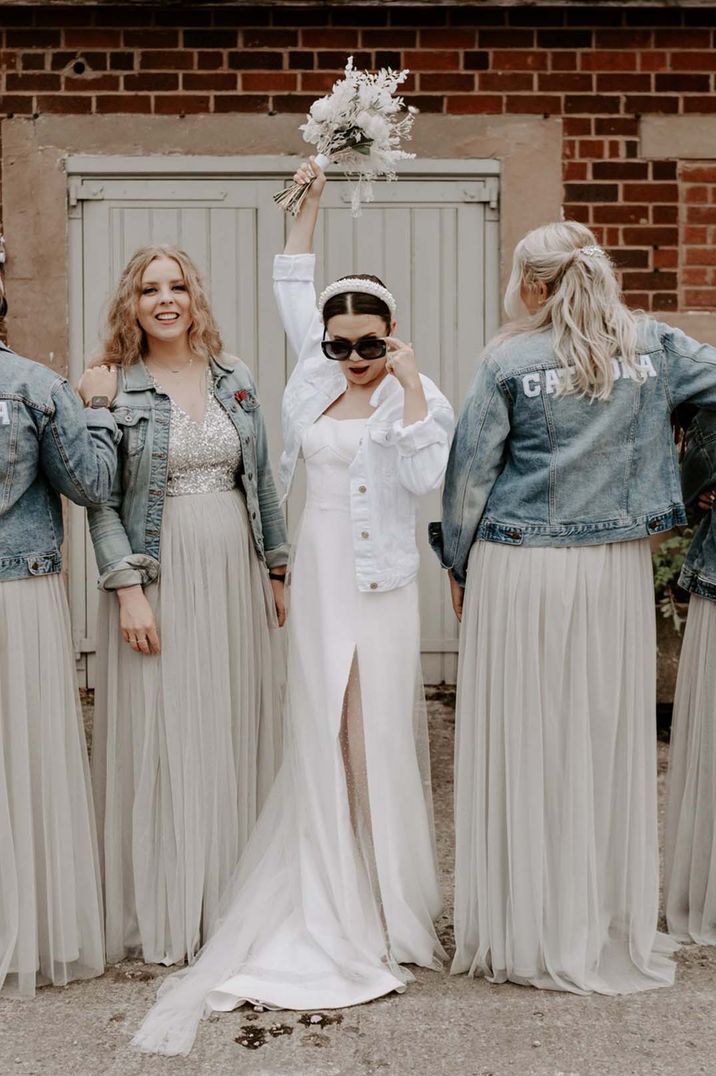 Jackets Over Wedding Dresses Comming Soon! Bridal Biker Jackets At