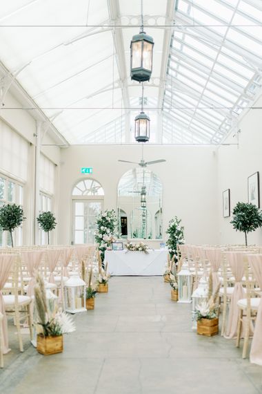 buxted park hotel orangery ceremony