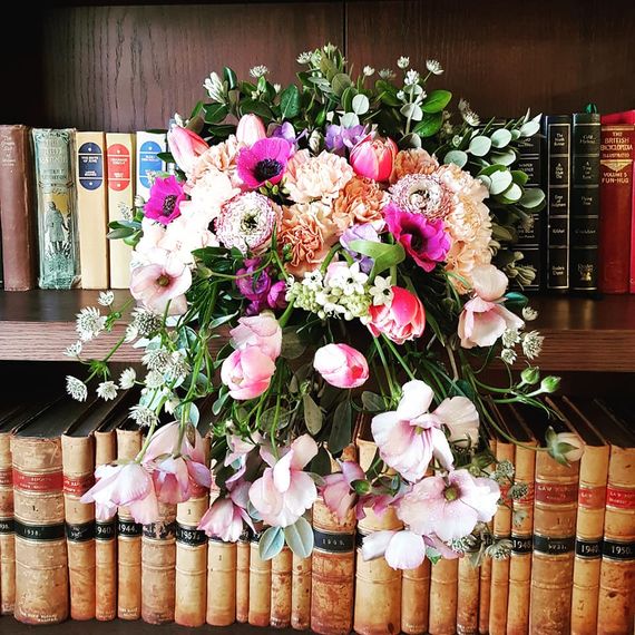 so blooming beautiful deisgns shelf arrangement