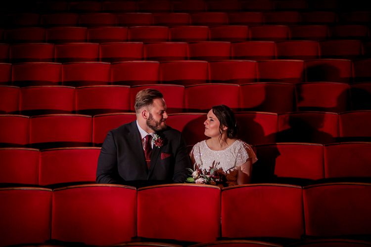 outside and instant photography wedding at worthing dome cinema hampshire wedding photographer   copy