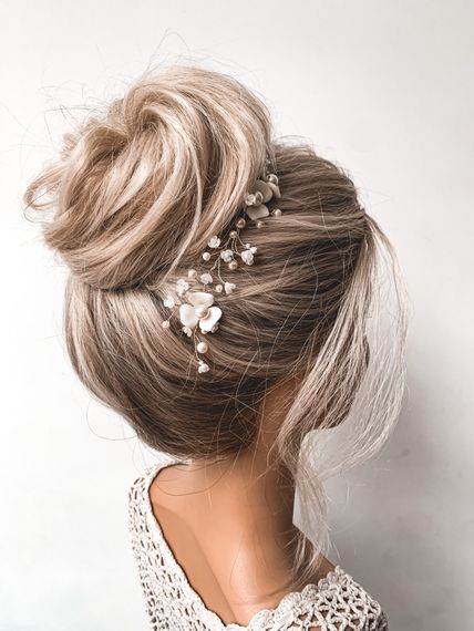 bridal by sarah roberts bridal hair styling by sarah roberts. wedding floral hair vine by bridal by sarah roberts