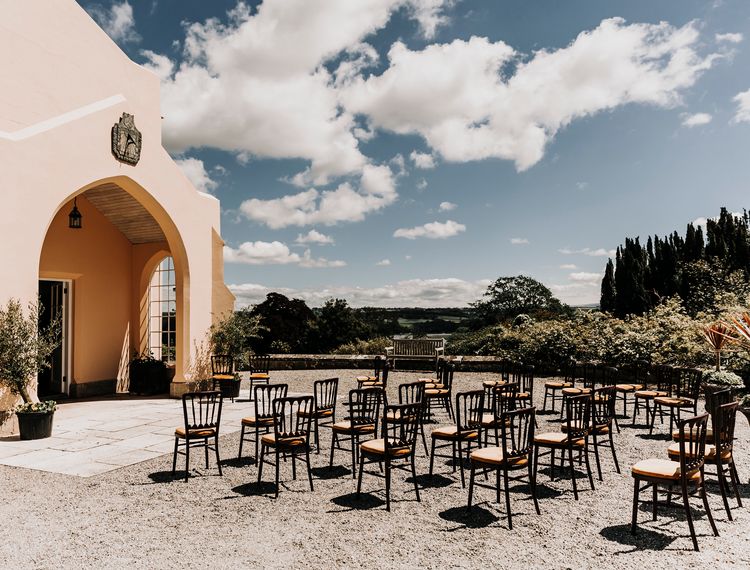 pentillie castle estate pentillie castles loggia a licensed ceremony location in cornwall by matt holloway photography