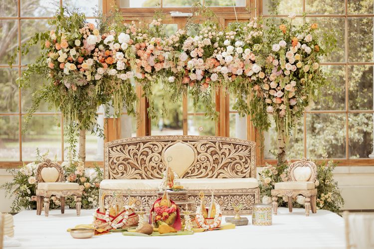 amarante london kew gardens wedding flowers by amarante event florist wedding installation 3