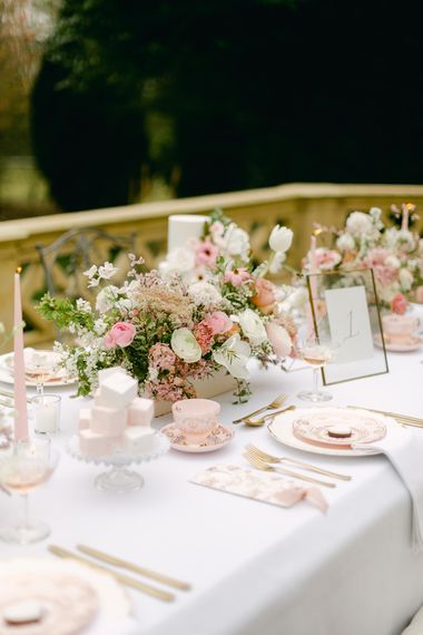 the vintage tea service wedding table px