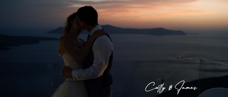 in love films carly  james   santorini greece destination wedding videographer