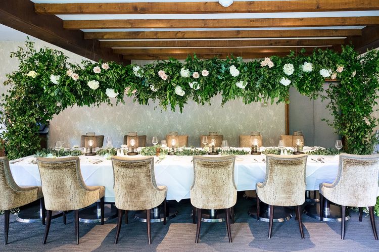 langshott manor lm wedding reception one table web
