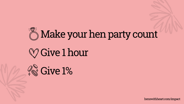 hens with heart make your hen party count