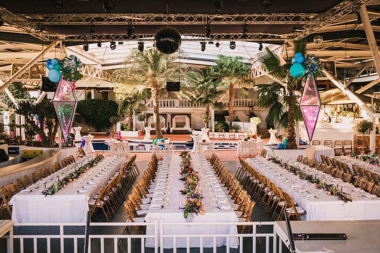 Trestle table at Trips Summer Club