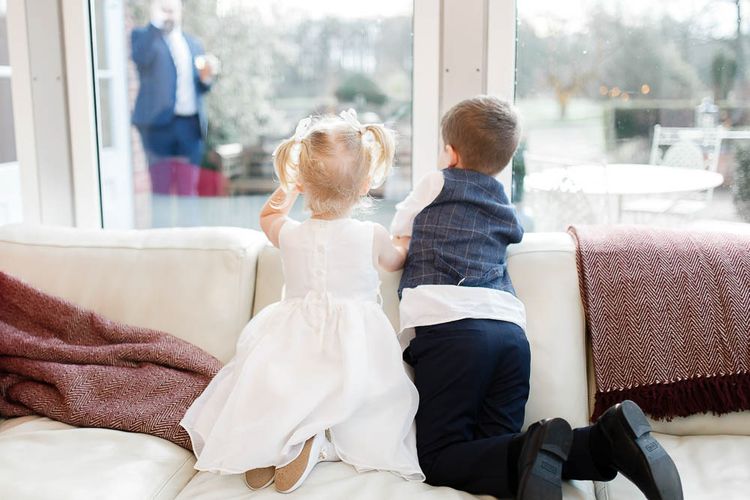 Cute | Red New Years Eve Winter Wedding at Iscoyd Park, Shropshire | White Stag Wedding Photography | Lovetwofilm